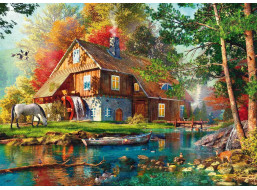 SCHMIDT Puzzle Vodní mlýn na podzim 1000 dílků