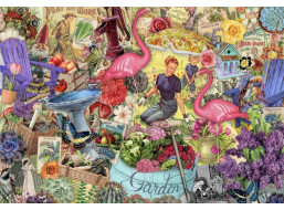 GRAFIKA Puzzle Zahradní koláž 1000 dílků