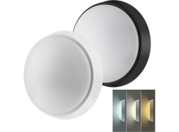 Solight LED venkovní osvětlení, nastavitelná teplota světla - 3CCT, 15/18/20W, 1800lm, 22cm, 2v1 - bílý a černý kryt