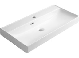 Aqualine PARLA keramické umyvadlo 80x38cm, bílá 9980