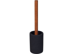 Sapho CRAFT WC štětka na postavení, acacia/černá 8572
