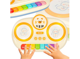 Dětské interaktivní piano - béžové