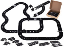 Kreativní puzzle 2v1 silnice - 40 prvků