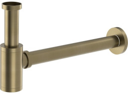 Sapho Umyvadlový sifon 5/4", odpad 32mm, kulatý, zlato mat SI51G