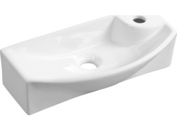 Sapho CARLON keramické umývátko, 45x23cm, otvor pro baterii vpravo, bílá AR458
