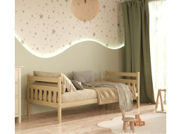 Dětská postel z masivu borovice DAMIÁN - 180x80 cm - přírodní borovice