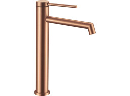Umyvadlová baterie REA FOSS - vysoká - broušená měděná