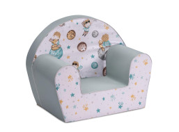 Dětské křesílko MINI - Malý princ a hvězdy - bílé/mátové