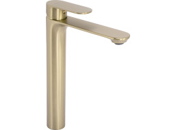 Umyvadlová baterie REA DROP - vysoká - zlatá broušená
