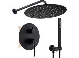 Sprchová podomítková souprava REA FOSS CLIF - černá