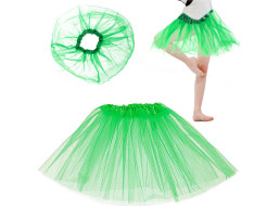 Tylová tutu sukně - zelená
