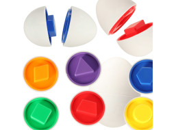 Vzdělávací hračka vajíčka - Tvary a barvy