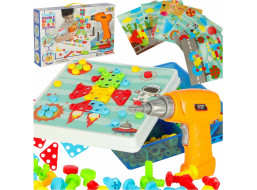 Šroubovací stavebnice s vrtačkou 261 prvků