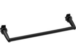 Aqualine Sušák ručníků na otopná tělesa 36cm rovný, černá mat IDR-40B