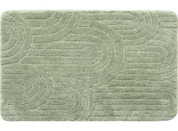 Aqualine RIST koupelnová předložka, 50x80cm, 100% polyester, protiskluz, zelená NI8594