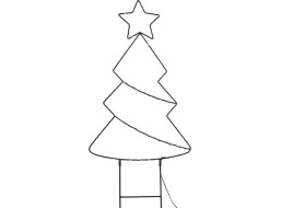 Solight LED venkovní dekorace vánoční stromeček, 85x LED, časovač, 68cm, 3x AA