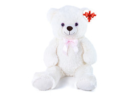 Rappa Plyšový medvěd Lily 78 cm krémově bílý s visačkou
