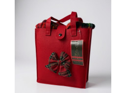 Deka LUXE Winter Moment v dárkovém balení 120x180 cm - červená/károvaná