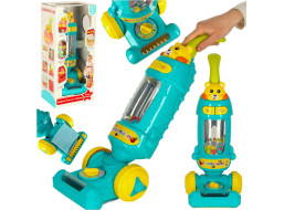 Interaktivní vysavač pro děti se zvukem - tyrkysový