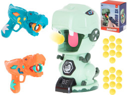 Hladový dinosaurus - střelecká arkádová hra pro 2