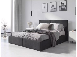 Čalouněná postel HILTON - 200x140 cm - grafitová