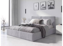 Čalouněná postel HILTON - 200x160 cm - šedá