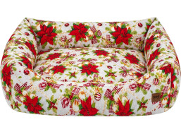 Pelíšek pro psy/kočky s vánočním motivem 70x60 cm - Vánoční hvězda