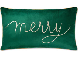 Povlak na polštář VERY MERRY - 30x50 cm - zelený