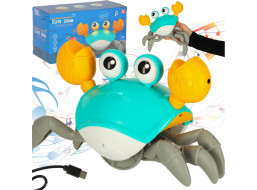 Interaktivní krab se zvukem - zelený