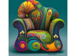 HEYE Čtvercové puzzle Relax!: Pohodlné křeslo 1000 dílků