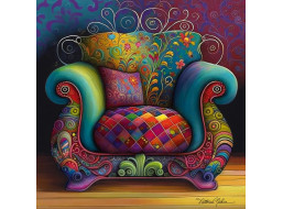 HEYE Čtvercové puzzle Relax!: Relaxační křeslo 1000 dílků