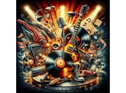 NORIMPEX Diamantové malování Hudební inspirace 30x40cm