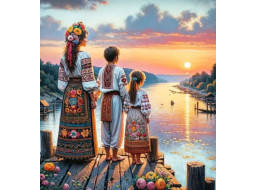 NORIMPEX Diamantové malování Loučení 30x40cm