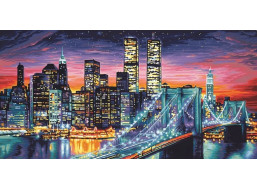 NORIMPEX Diamantové malování Noční New York 30x40cm