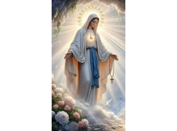 NORIMPEX Diamantové malování Panenka Marie 30x40cm