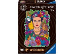 RAVENSBURGER Dřevěné obrysové puzzle Frida Kahlo 300 dílků