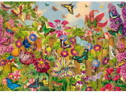 SCHMIDT Puzzle Okouzlující motýlí zahrada 2000 dílků