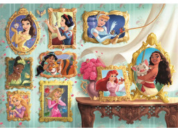 CLEMENTONI Puzzle Disney princezny: Obrazová galerie 1000 dílků