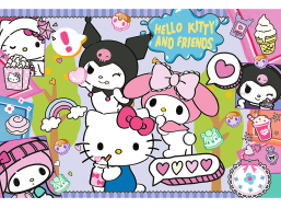 TREFL Puzzle Hello Kitty: Bláznivé trio 300 dílků