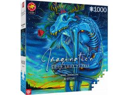 GOOD LOOT Puzzle Imagination: Kamil Jakóbczak - Bílý vlk 1000 dílků