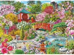 GIBSONS Puzzle Japonská zahrada 1000 dílků