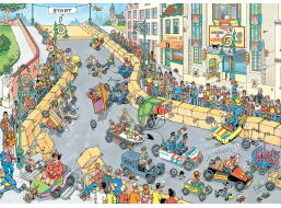 JUMBO Puzzle JvH Závod soapboxů 1000 dílků