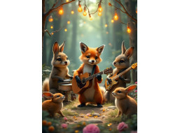 BLUEBIRD Puzzle Lesní koncert 300 dílků