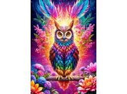 ENJOY Puzzle Neonová sova 2000 dílků