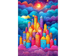 ENJOY Puzzle Pevnost v oblacích 1000 dílků