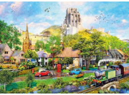 GIBSONS Puzzle Pod hradem Corfe 1000 dílků