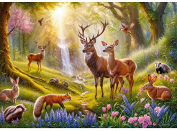 CHERRY PAZZI Puzzle Srdce lesa 500 dílků