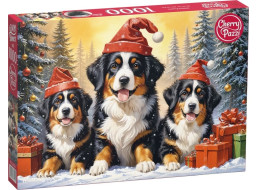 CHERRY PAZZI Puzzle Štěňata na dovolené 1000 dílků