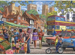 GIBSONS Puzzle Trh v Yorku 1000 dílků