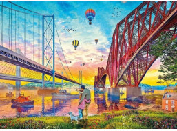 GIBSONS Puzzle Tři mosty nad řekou 1000 dílků